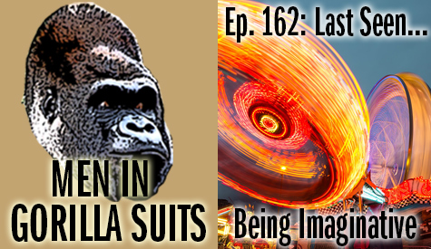 Blurred carnival rides at night - Men in Gorilla Suits Ep. 162: Last Seen…Being Imaginative
