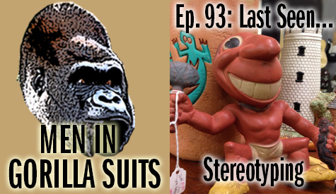 Offensive Native American figure soptted in an antique shop: Men in Gorilla Suits Ep. 93: Last Seen…Stereotyping