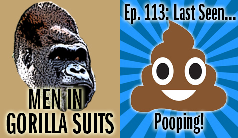 Poop emoticon - Men in Gorilla Suits Ep. 113: Last Seen…Pooping