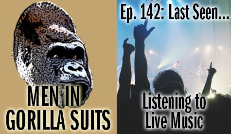 Audience at a concert - Men in Gorilla Suits Ep. 142: Last Seen…Listening to Live Music